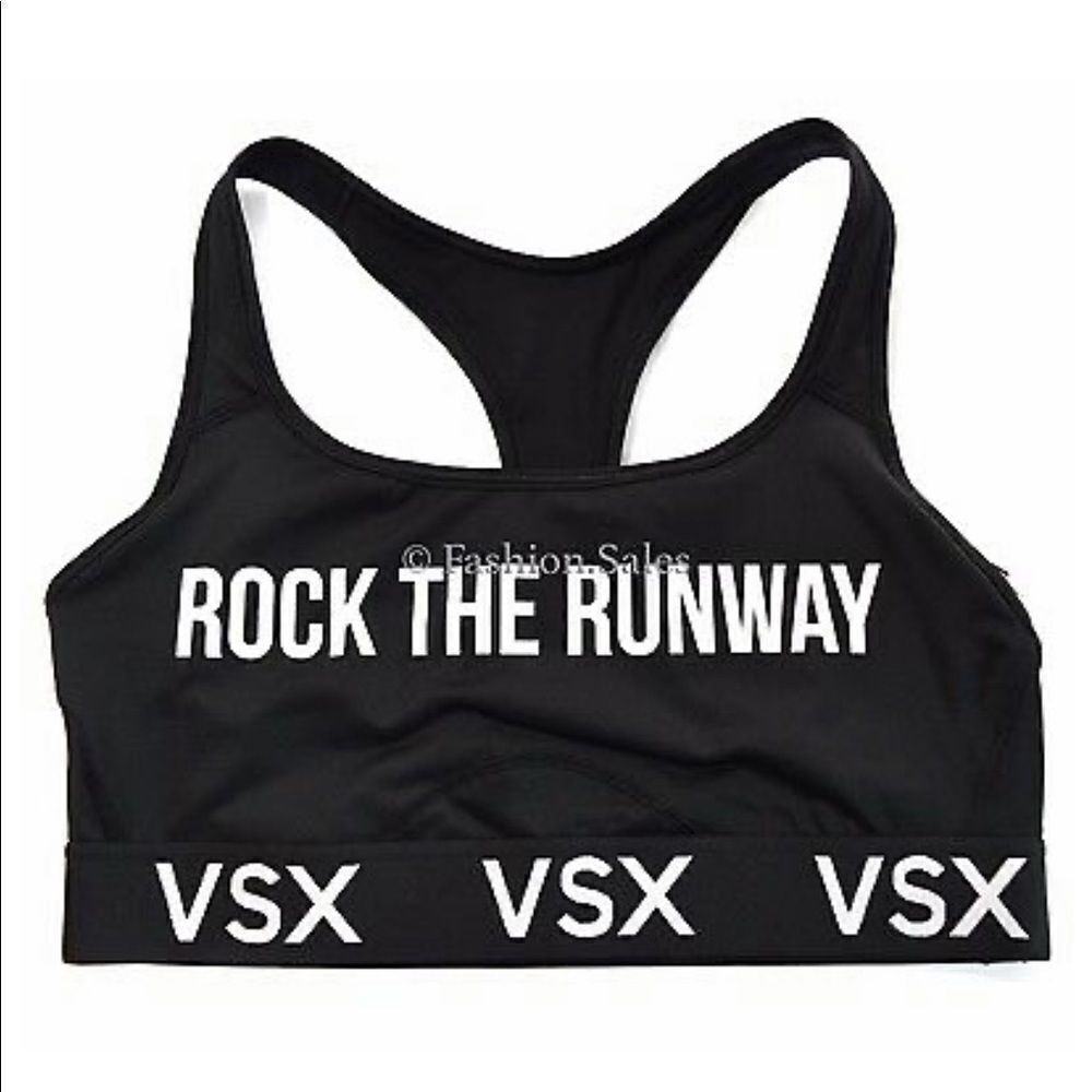 Victoria’s Secret the player unlined sport bra black Large